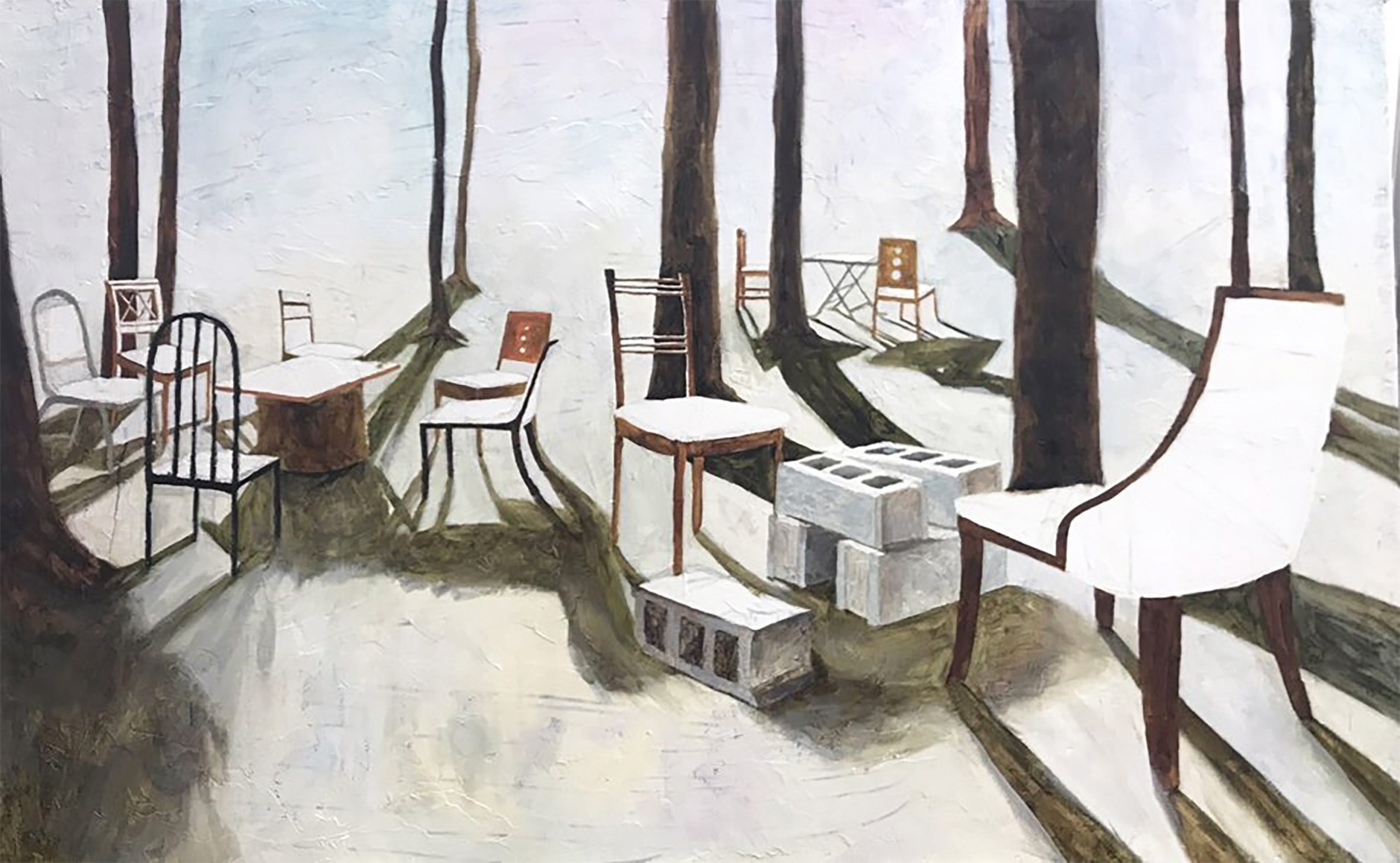 소나무길 빈자리