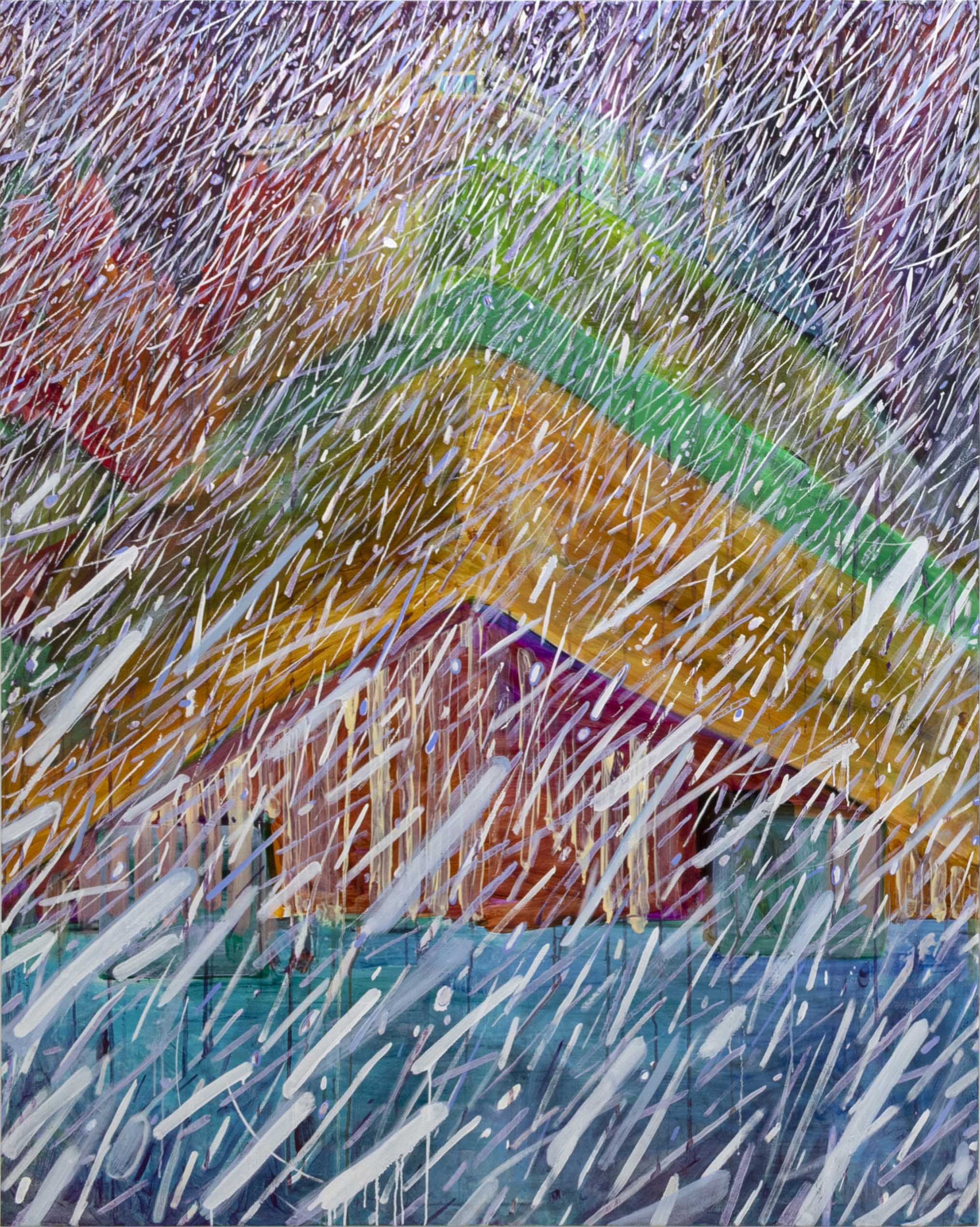 눈내리는 대나무숲