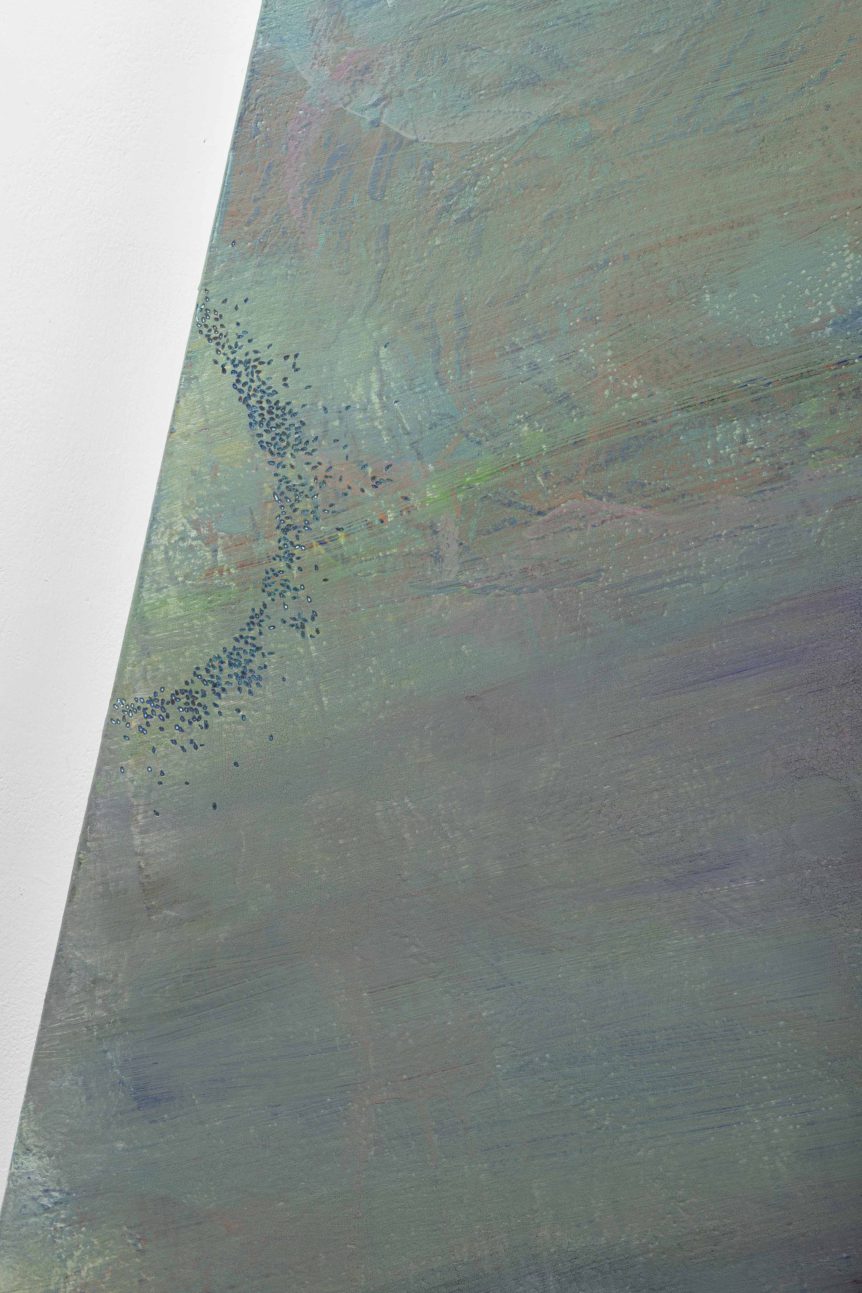 건조한 치약 거품